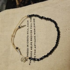 Pura vida Black roam bead bracelet